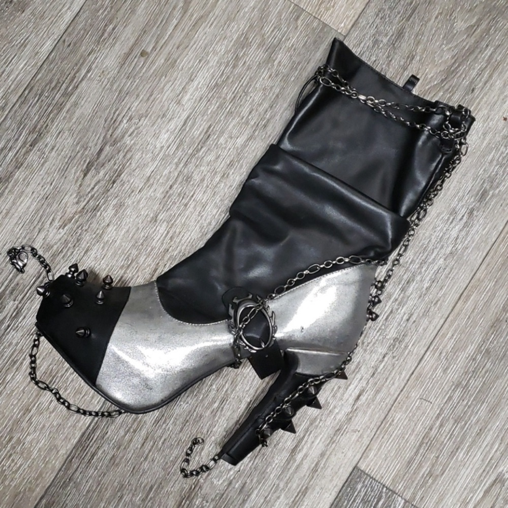 Cyber Goth Industrial Boots